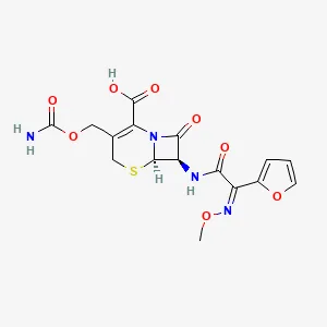 Chemical structure of cefuroxime