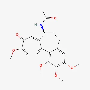 Chemical structure of colchicine
