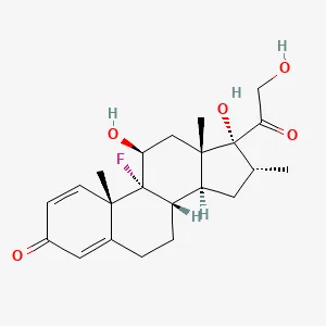 Chemical structure of dexamethasone