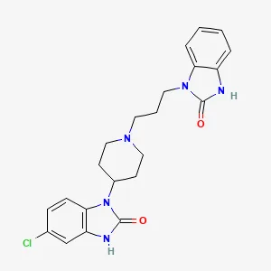 Chemical structure of domperidone