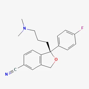 Chemical structure of escitalopram