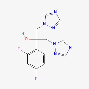 Chemical structure of fluconazole