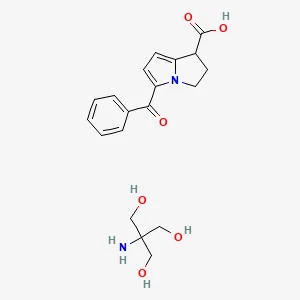 Chemical structure of ketorolac tromethamine