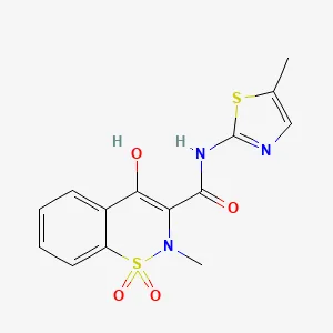 Chemical structure of meloxicam