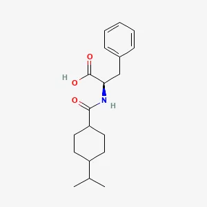 Chemical structure of nateglinide