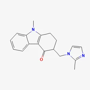 Chemical structure of ondansetron