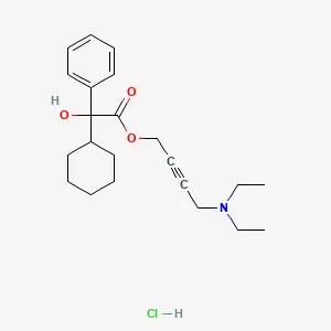Chemical structure of oxybutynin chloride