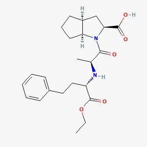 Chemical structure of ramipril