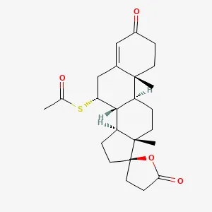 Chemical structure of spironolactone