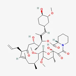 Chemical structure of tacrolimus