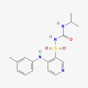 Chemical structure of torsemide