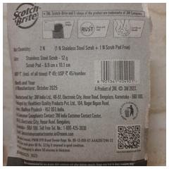 3M Steel Scrub + Scrub pad product image