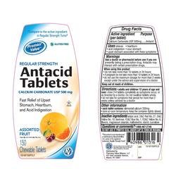 Premier Value Chewable Antacid Assorted Fruit product image