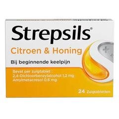 Strepsils Citroen + Honing Zuigtabletten product image