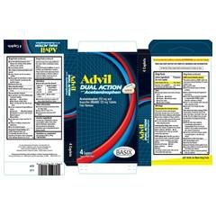Advil Dual Action With Acetaminophen, Travel Basix product image