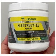 Electrolytes powder lemon flavor product image