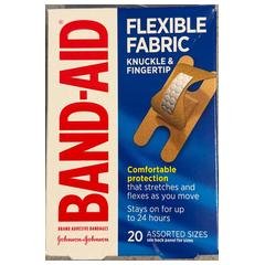 BAND-Aid Brand Flexible Fabric Knuckle & Fingertip Adhesive Bandages product image