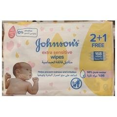 168 pcs Johnson baby wipes 2yrs prod product image