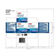 Meijer Medicated Chest Rub product image