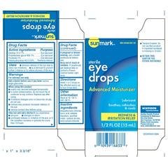 Sunmark Eye Drops Advanced Moisturizer/Lubricant product image