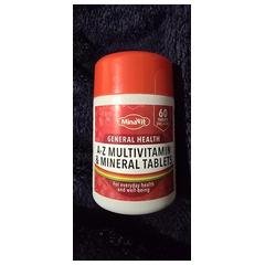 MinaVit A-Z Multivitamin & Mineral Tablets product image