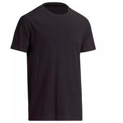 Decathlon NYAMBA MEN'S 100% COTTON T-SHIRT SPORTEE - BLACK product image