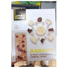 Break & Boost Banana & Milk Chocolate Cereal Bars product image