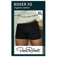 Boxer Cotton Men Black Xl 3pk Pierre Robert product image