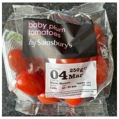 Sainsbury's Baby plum tomatoes product image
