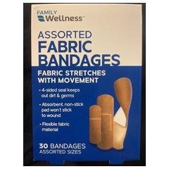 Family Wellness Assorted Fabric Bandages (30 ct.) product image