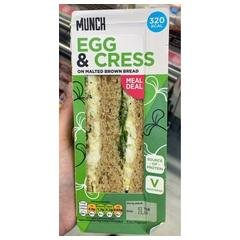 Munch Egg & Cress on Malted Brown Bread product image