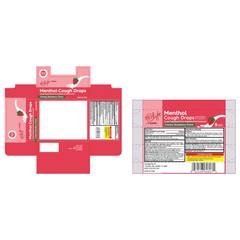 Menthol Cough Drops Creamy Strawberry Flavor product image