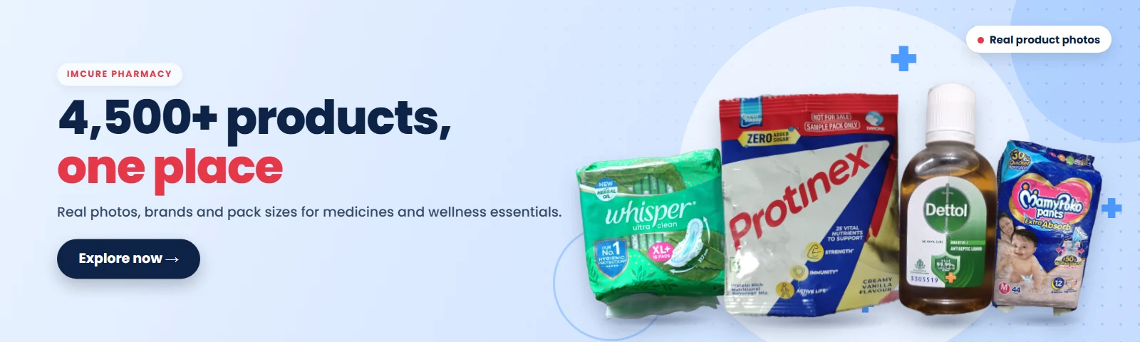 Browse over 4,500 medicines and wellness products on IMCURE Pharmacy