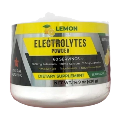 Electrolytes Powder Lemon Flavor