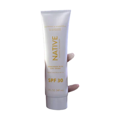 Native Coconut & Pineapple Mineral Sunscreen
