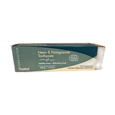 Organique by Himalaya Herbal Healthcare Neem & Pomegranate Toothpaste
